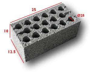 141112 Ladrillo Panal Gero Hormigon 12.5x10x25