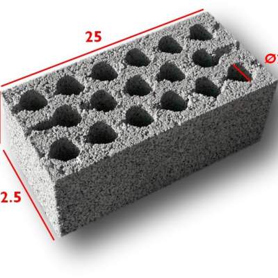 141112 Ladrillo Panal Gero Hormigon 12.5x10x25